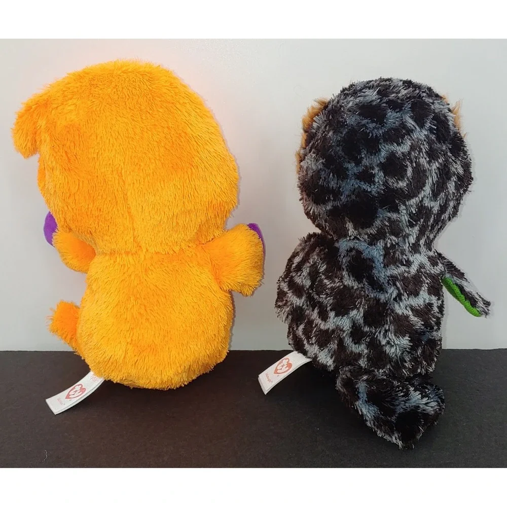 Ty Beanie Boos Midnight The Owl And Skeleton The Reaper 6